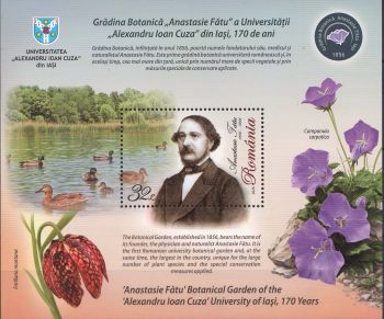 Gradina botanica Anastasie Fatu-a Universitatii Alexandru Ioan Cuza din Iasi-170 de ani.