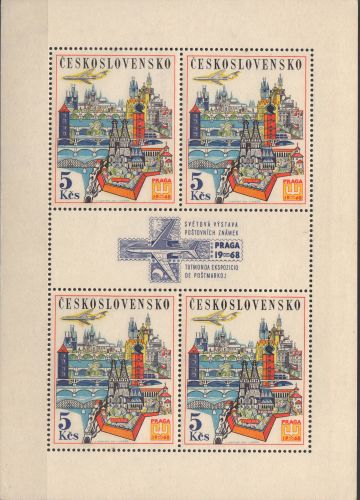 Cehoslovacia-1967-Expozitia Internationala de Timbre PRAGA '68, Praga.
