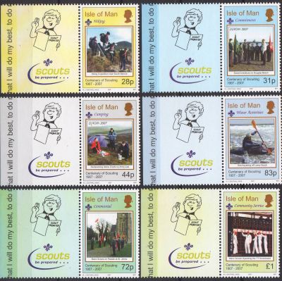 2007-Centenarul Miscarii Cercetase; Europa: Cercetasi.