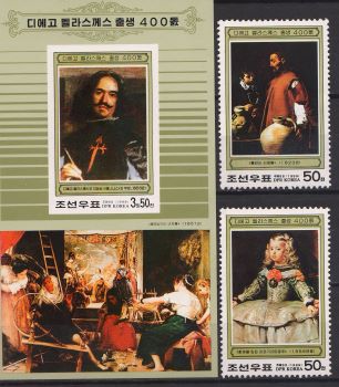 1999-400 de ani de la nasterea lui Diego Rodriguez de Silva y Velazquez.