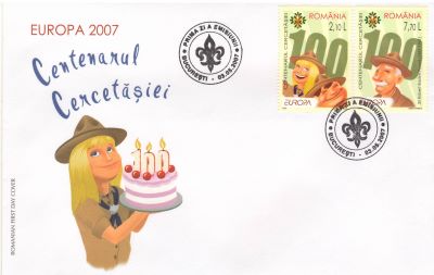 2007-Europa - Centenarul Cercetasiei.