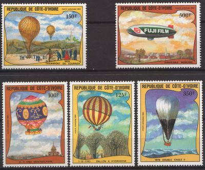 Cote D`ivoire -1983-200 de ani de aviatie.