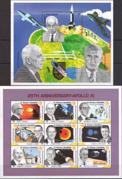 1999-A 25-a aniversare a primei aselenizări cu echipaj uman: Pionierii spatiului.