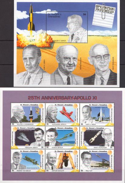 1999-A 25-a aniversare a primei aselenizări cu echipaj uman: Pionierii spatiului. - Image 2
