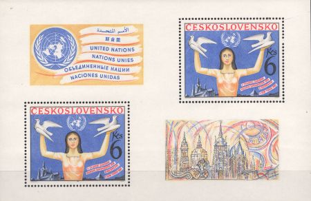 Cehoslovacia-1982-Sesiunea speciala a Adunarii Generale a Natiunilor Unite privind dezarmarea, New York.