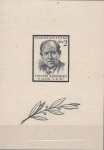 Cehoslovacia-1957-Moartea lui Antonin Zapotocky.