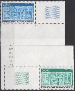 Andora franceza-1984-Cea mai veche stema a Andorrei.